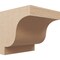 Ekena Millwork 9"W x 9"D x 9"H Wide Newport Rough Cedar Woodgrain TimberThane Corbel, Primed Tan CORUR09X09X09NEWRCPR - alternate 1